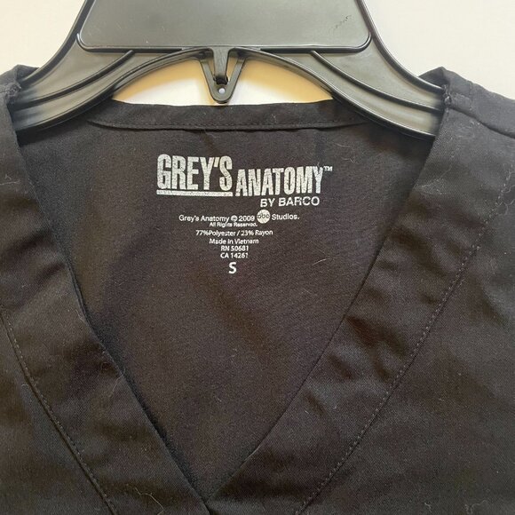 Turquoise scrub top and pants set with pockets - Picture 4 of 16